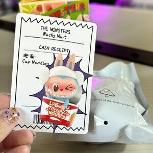 Pop Mart Labubu – Wacky Mart Series “Cup Noodle” Figure (Confirmed + Sealed)